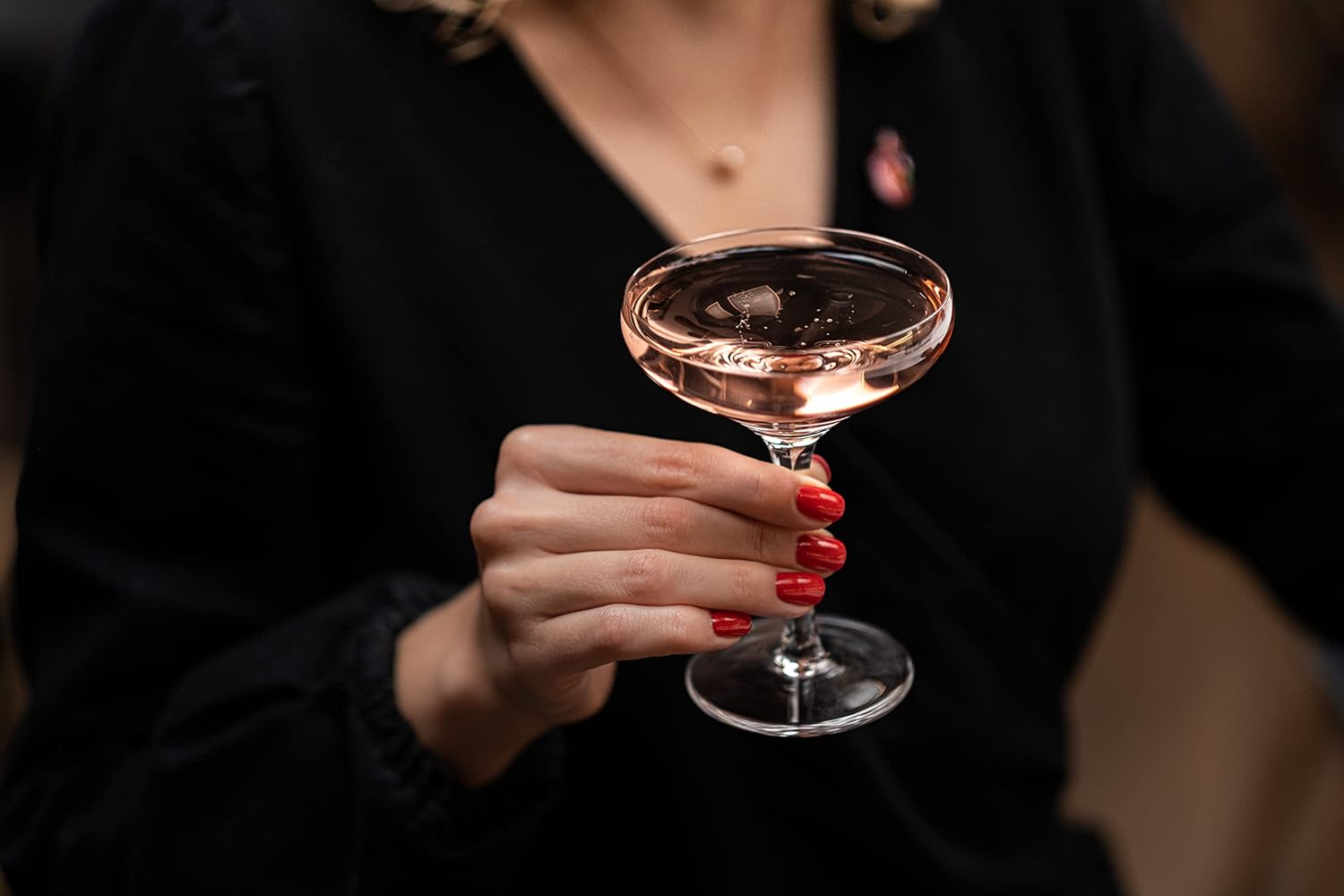 GLASSIQUE CADEAU French Small Vintage Champagne Coupe Glasses | Set of 4 | 6 oz Crystal Classic Cocktail Glassware - Martini, Sidecar, Daiquiri | Retro Saucers for Bar Drinks