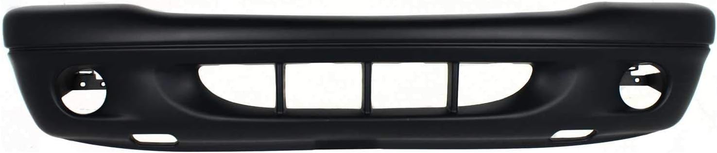 Evan Fischer Front Bumper Cover Compatible with 2001-2002 Dodge Dakota Durango Primed with Fog Light Holes - CAPA