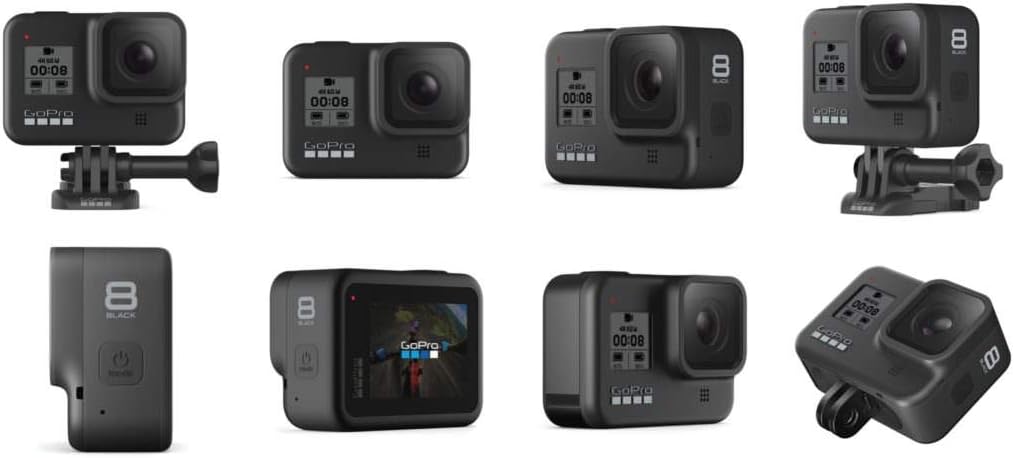GoPro Hero8 Action Camera (Black) with Extreme Bundle: Includes –Underwater Housing for GoPro Hero8, Seller Replacement Battery, Floating Hand Grip for GoPro, and Much More