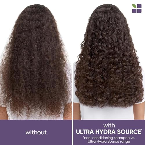 Biolage Ultra Hydra Source Shampoo & Conditioner Set | Anti-Frizz | Renews Hair's Moisture | Deep Conditioner | For Very Dry Hair | Silicone-Free | Vegan