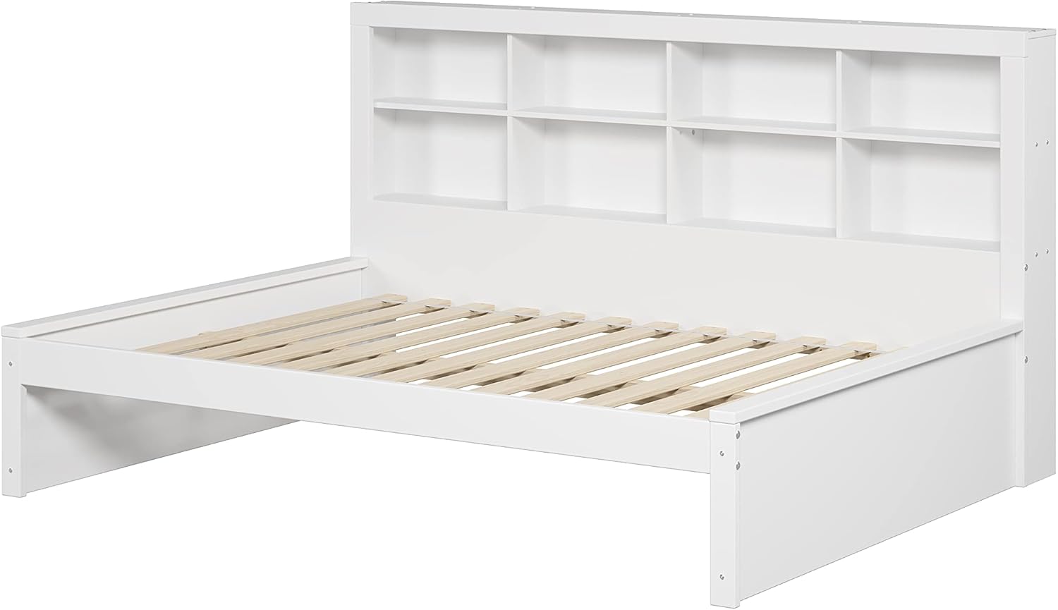 Donco Kids Full White Bookcase Daybed