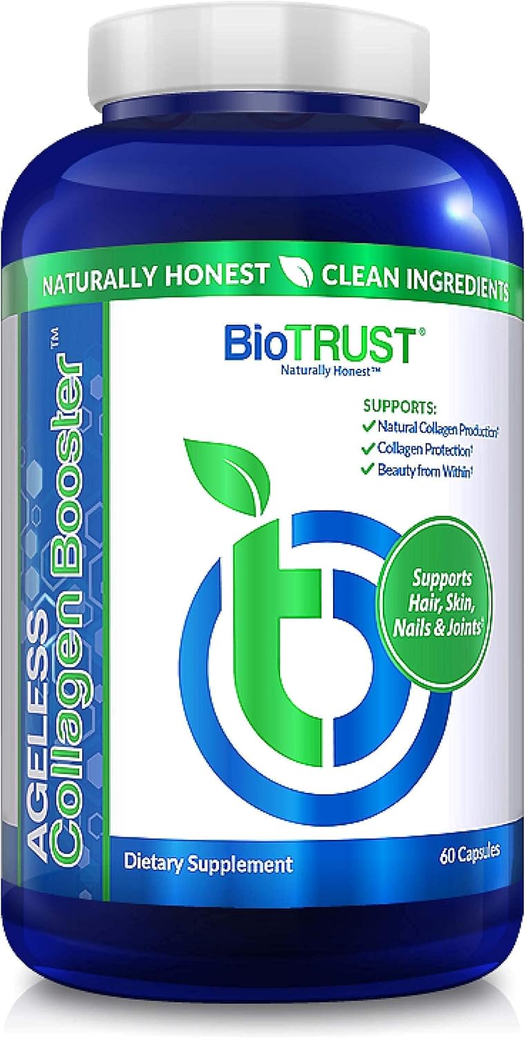 BioTrust Ageless Multi Collagen Protein a 5-in-1 Collagen Powder and Ageless Collagen Booster Capsule Bundle