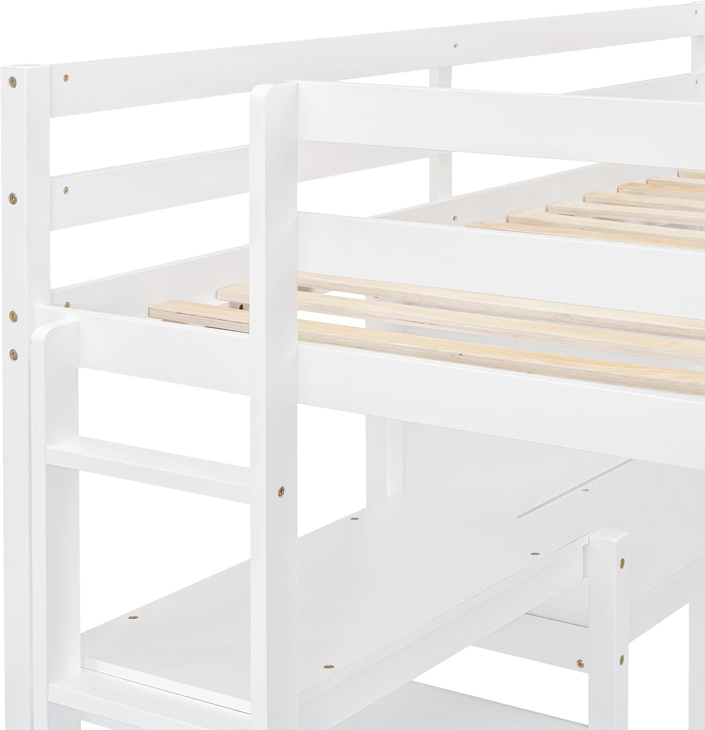 Bellemave FST000007-T-AK1 Loft Bed, Twin, White