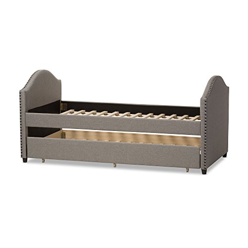 Baxton Studio 424-7301-AMZ Daybed, Twin, Grey