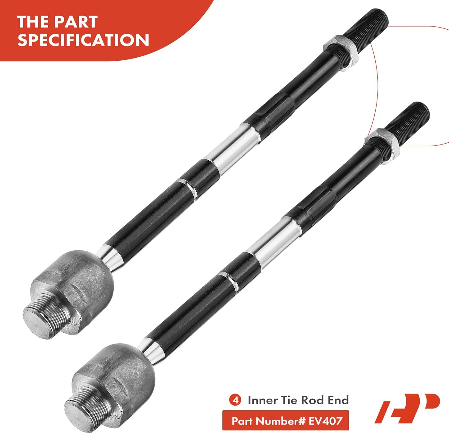 A-Premium 12Pcs Front Suspension Kit, Upper Control Arm Lower Ball Joint Inner Outer Tie Rod End Sway Bar Links Rack and Pinion Bellow, Compatible with Dodge Ram 1500 2002 2003 2004 2005, 4WD Only