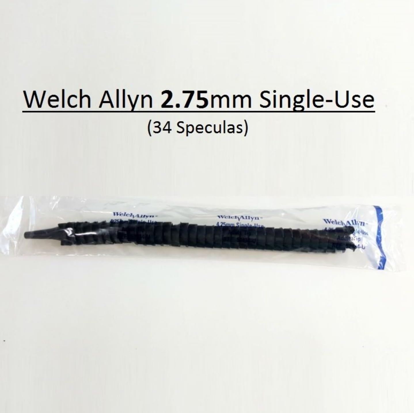 WELCH ALLYN KLEENSPEC UNIVERSAL OTOSCOPE SPECULUMS 2.75MM 34/SLEEVE