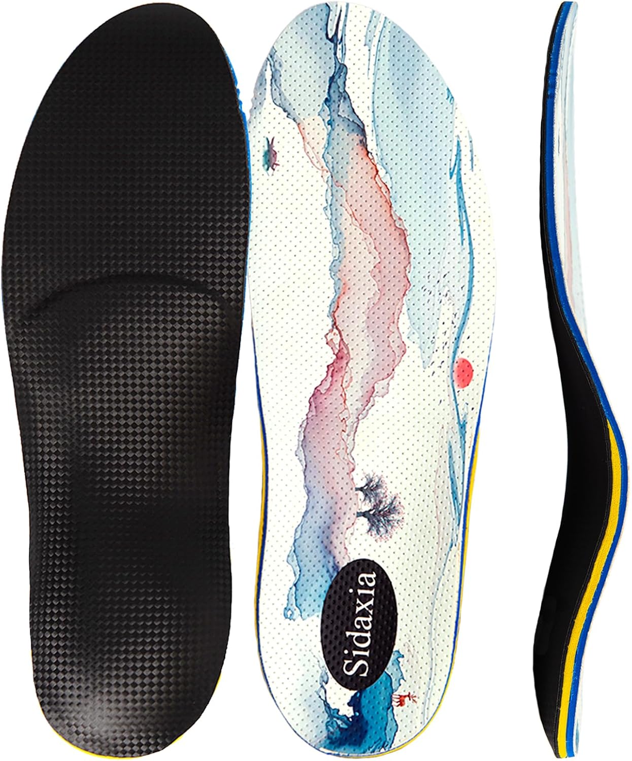 Plantar Fasciitis Orthotic Insole Arch Support hot Formed Orthotic Insole Arch Support Insert Insole Men 11-13, Women 12.5-14