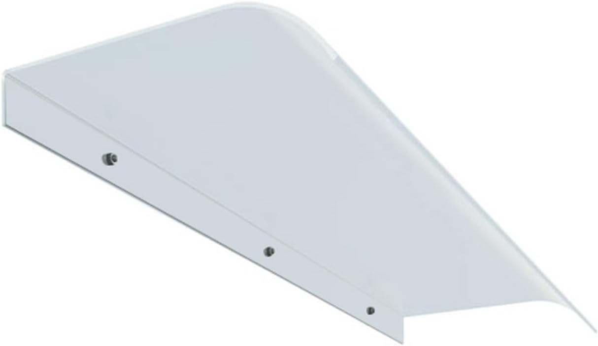 Window Awning Door Canopy, Thicken Cover for Porch Patio Roof, UV Rain Snow Protection, Polycarbonate Sheet No Brackets (Frosted)