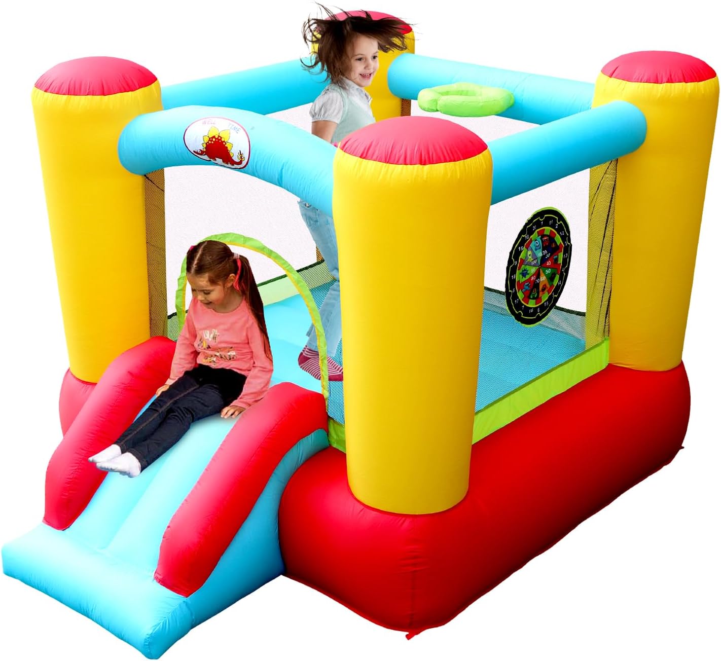 Inflatable Bounce House Slide, Kids Jumping Castle with Blower