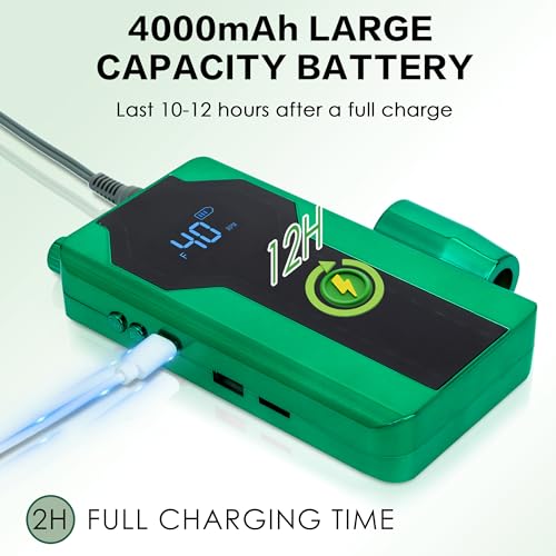 Delanie 40000 RPM Rechargeable Portable Electric Nail Drill Machine for Acrylic Gel Dip Powder Nail, Efile Electric Nail File Filer for Nail Tech, Blue-Violet Gradient