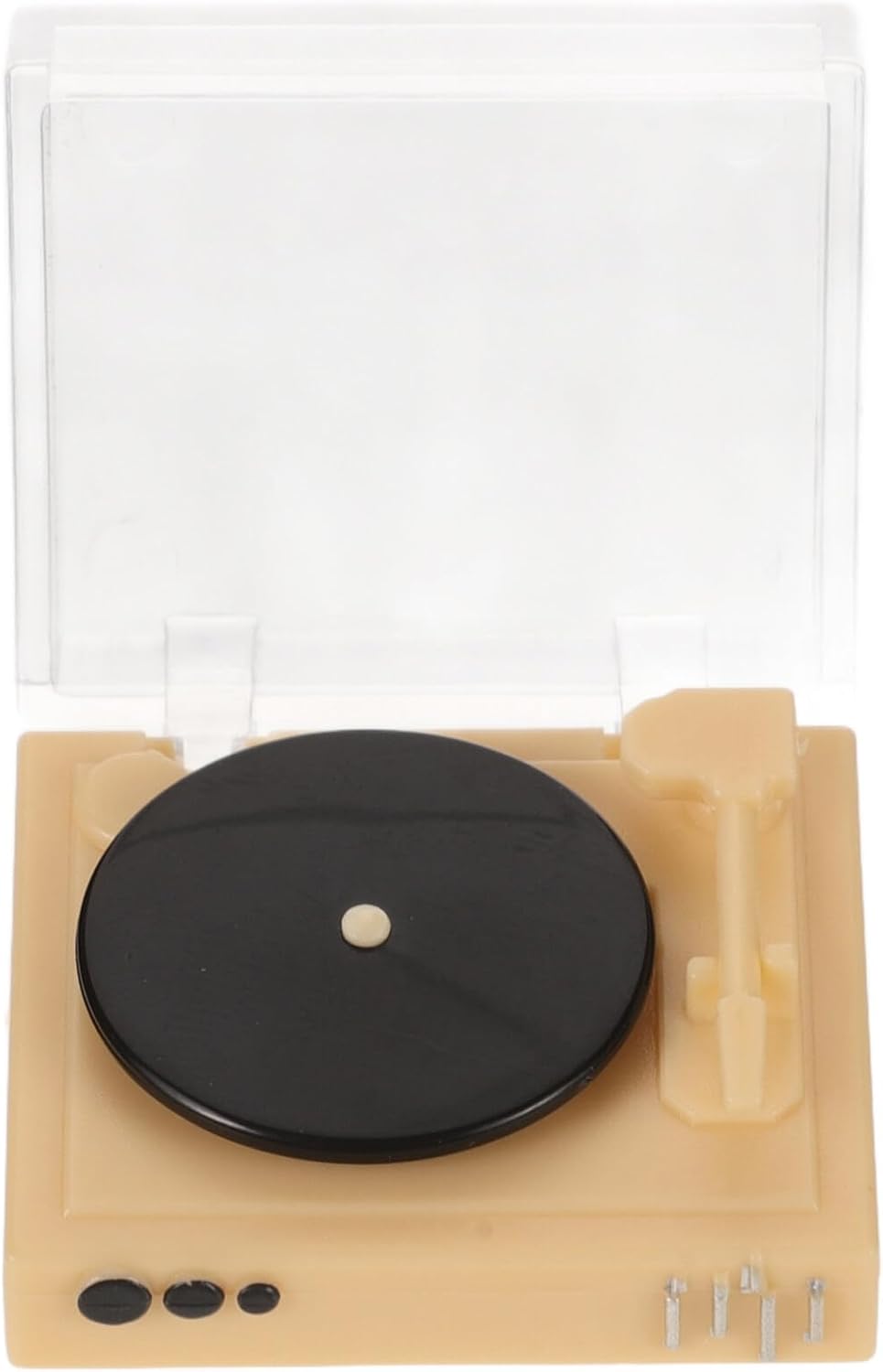 Doll House Model Miniature Record Player Model Miniature House Furniture Retro Mini Record Player Dollhouse Miniature Doll Furniture Accessories Retro Vinyl Records Player Acrylic