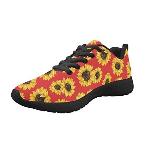 Dellukee Galaxy Print Walking Shoes Women Casual Mesh Colorful Durable Breathable Lace Up Fashion Sneaker