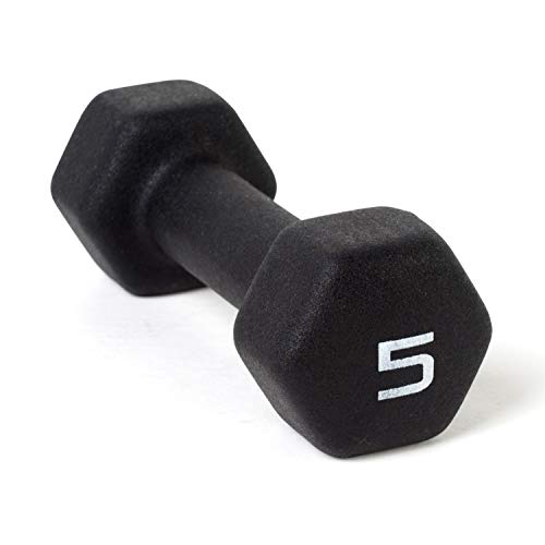 CAP Barbell Black Neoprene Coated Dumbbell Weights | Single