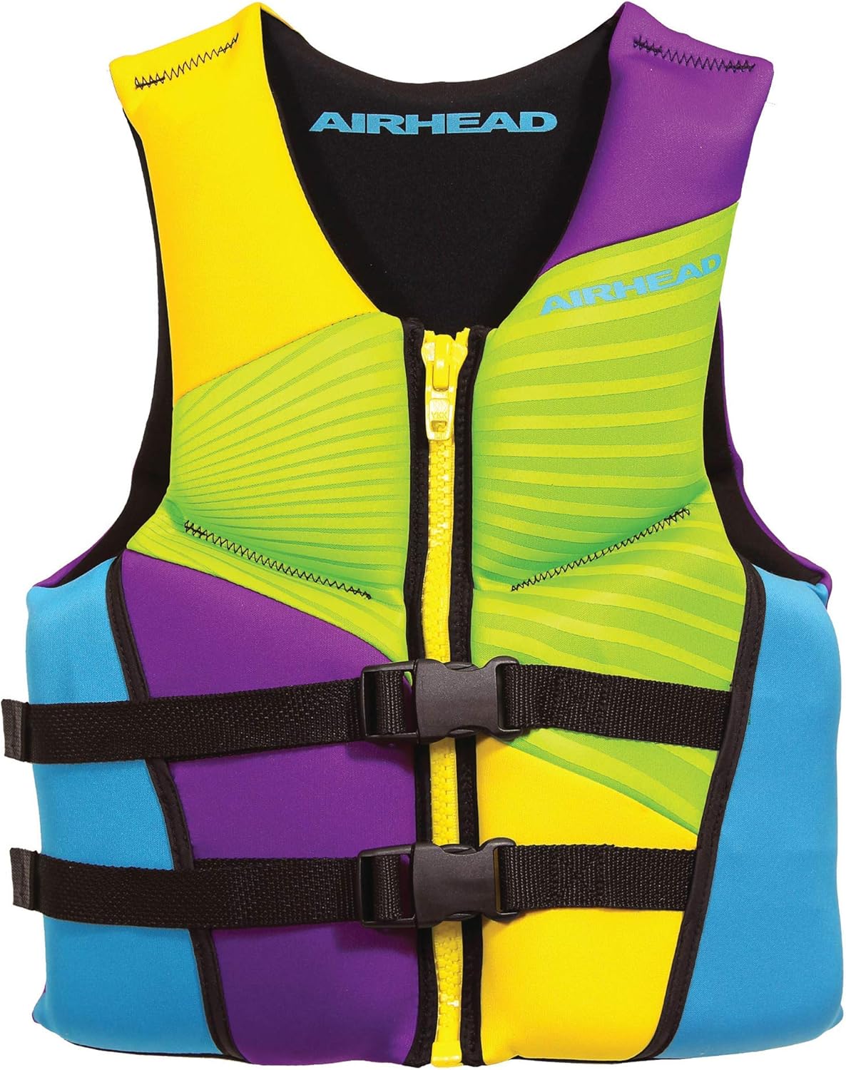 Airhead Gnar Kwick-Dry Neolite Flex Type III Life Jacket, US Coast Guard Approved, Secure Fit, Youth/Adult Sizes