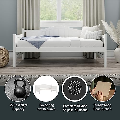 Hillsdale Furniture Hillsdale Staci, White Daybed, Twin,