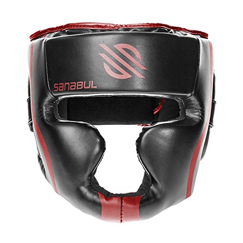 Sanabul Essential Boxing Headgear for Men & Women | Muay Thai and MMA Headgear | Sparring Headgear | Boxing Head Gear with Full Face Coverage