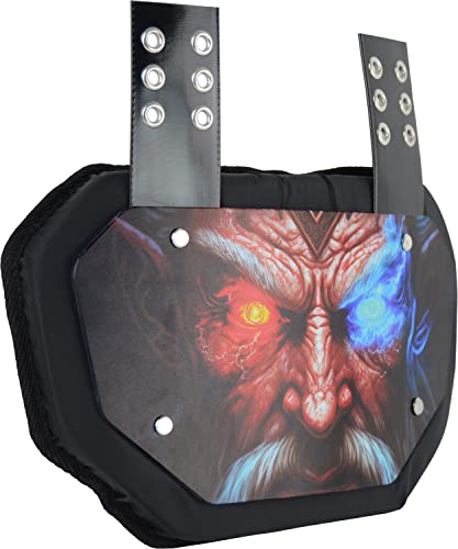 Sports Unlimited Drip Football Back Plate for Shoulder Pads - Universal Fit Lower Back Pad - Youth & Adult