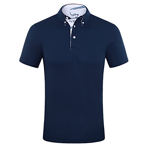 Men Golf Polo Shirt Male Short Sleeve Sports Leisure Soft Adult Tennis Polo Shirt Outdoor