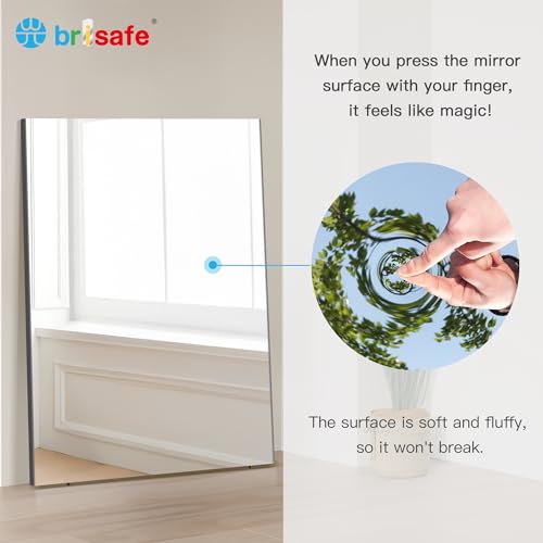 brisafe Full Length Mirror with Stand, 63