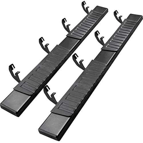 Running Boards Compatible with 2015-2024 Chevy Colorado/GMC Canyon Crew Cab. Carbon Steel Black Truck Side Step Nerf Bars Steps for Colorado/Canyon Crew Cab.
