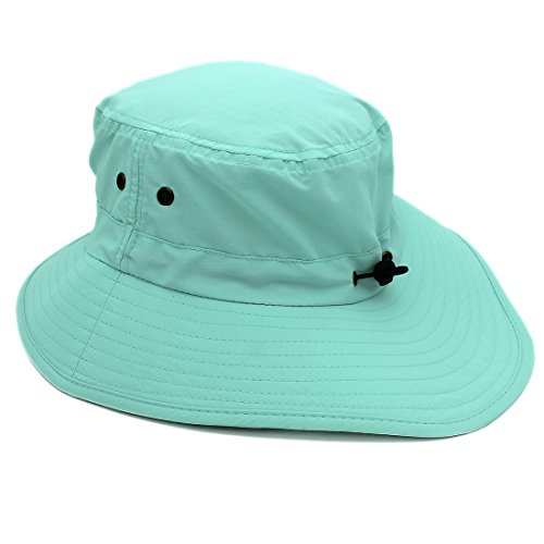 LLmoway Women Lightweight Safari Sun Hat Quick Dry Fishing Hat with Strap Cool
