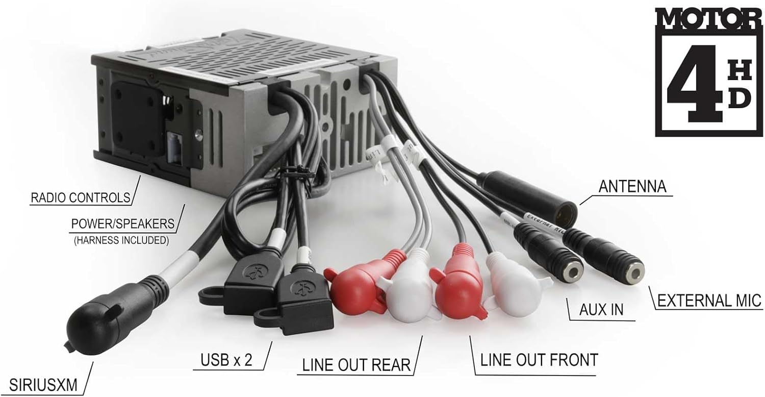 RetroRadio Compatible with 1957 Pontiac Super Chief Features Include Bluetooth, HD, SiriusXM Ready, AM/FM LC-M4-102-02-72PT