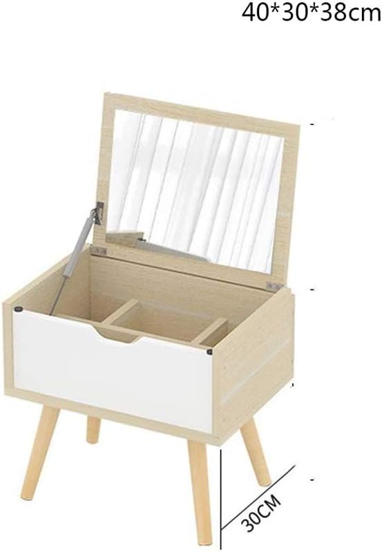 Bay Window Dressing Table Bedroom Multi-Function Net Red Dressing Table Small Mini Economy Tatami Dressing Table (Color : D) (D)