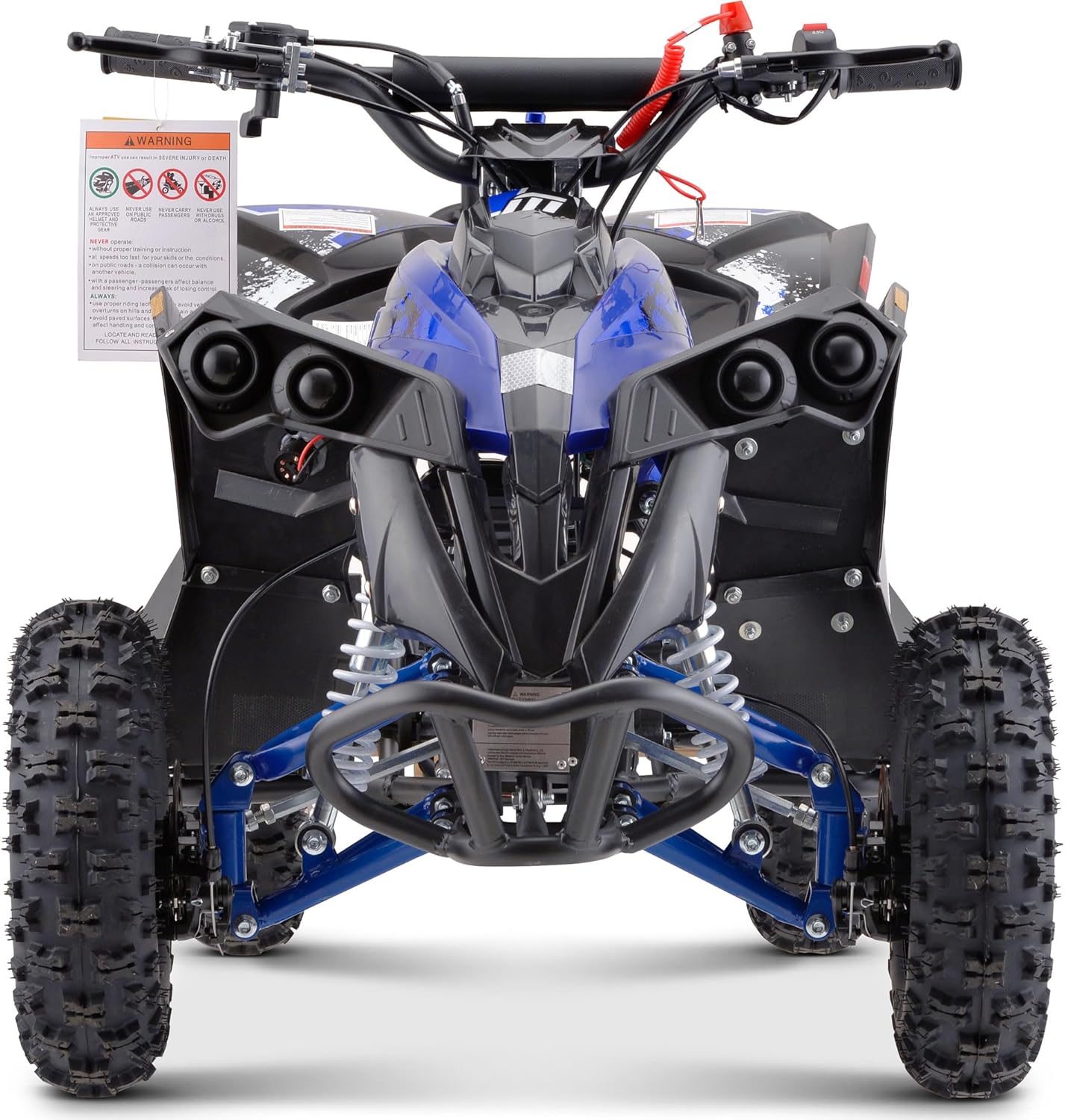 MotoTec Renegade 40cc 4-Stroke Kids Gas ATV Blue