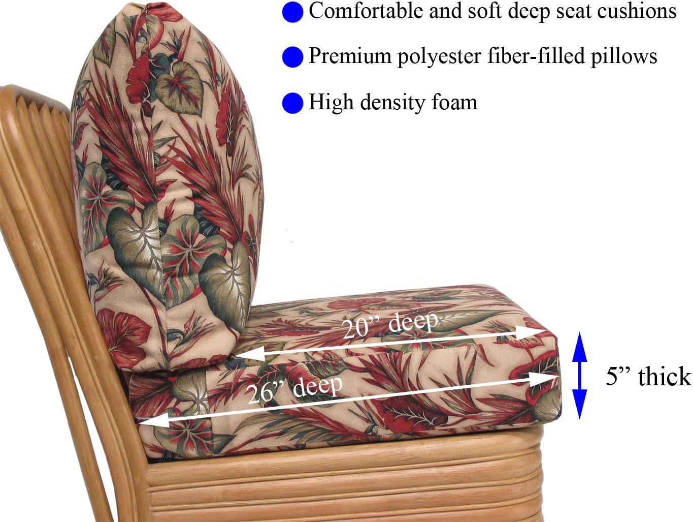 Rattan Living Room Furniture Loveseat (#1691AW-MS)