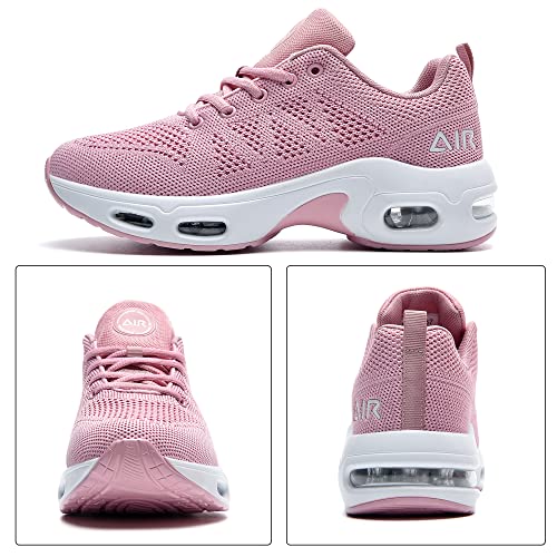SURRAY Women's Air Running Shoes Walking Tennis Sneakers Non-Slip Athletic Fashion Casual Light Shoes(US5.5-11 B(M)