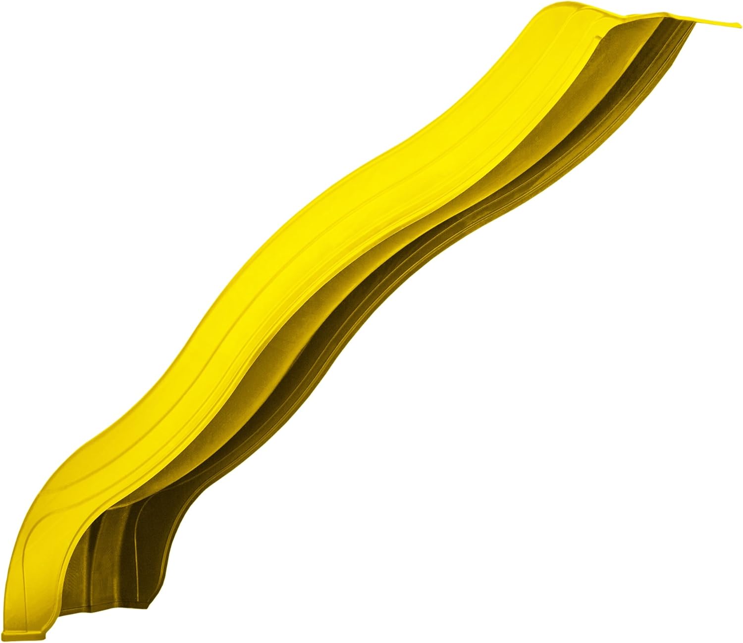 Swing-N-Slide WS 8201 Apex Wave 8 Foot Long Slide for 4' Swing Set Decks, Yellow