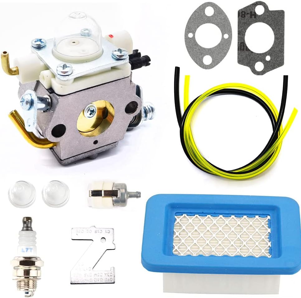 Carburetor Air Filter Kit for Echo C1M-K77 PB-580 PB-580T WTA-35 PB-403T Backpack Blower Carb with Air Filter Spark Plug Gasket Fuel Line Tune Up Kit