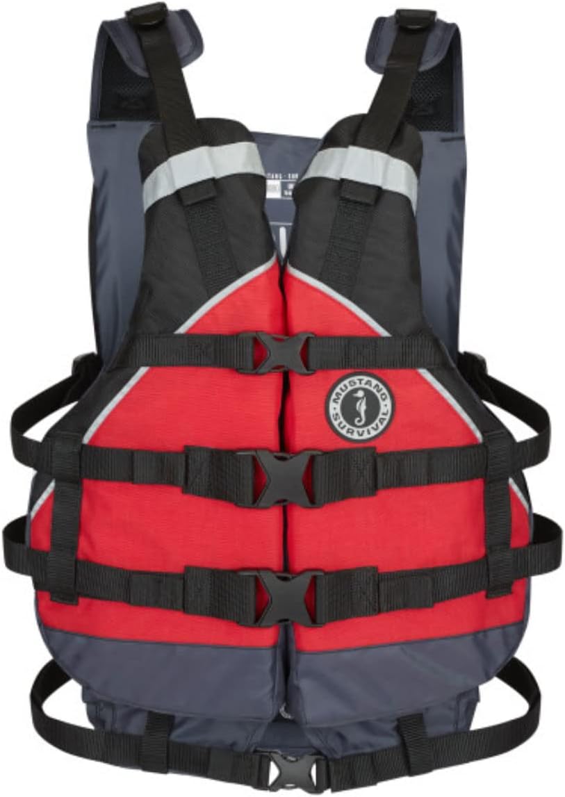 Mustang Canyon V Foam Vest - Universal Youth - Red/Black [MV9070-123-0-253]
