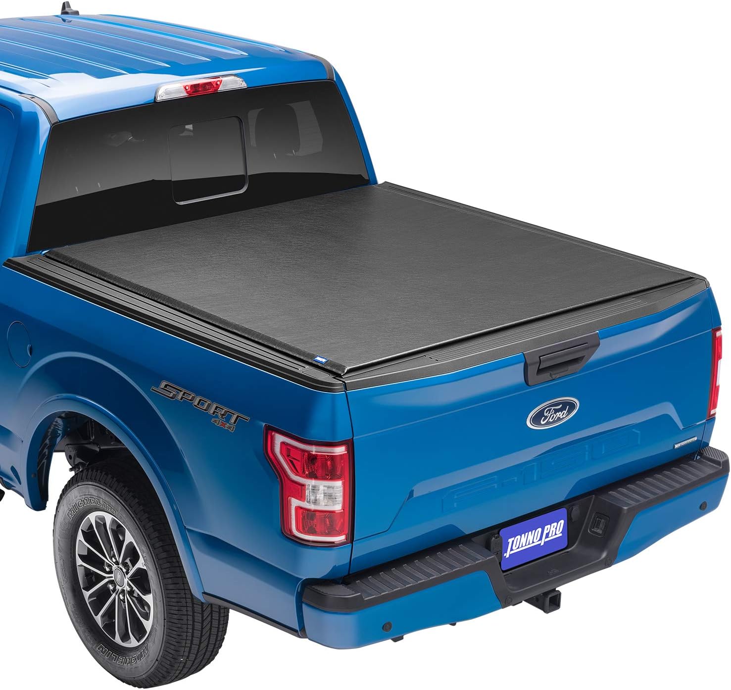 Tonno Pro Lo Roll, Soft Roll-up Truck Bed Tonneau Cover | LR-3045 | Fits 2015 - 2020 Ford F-150 5' 7