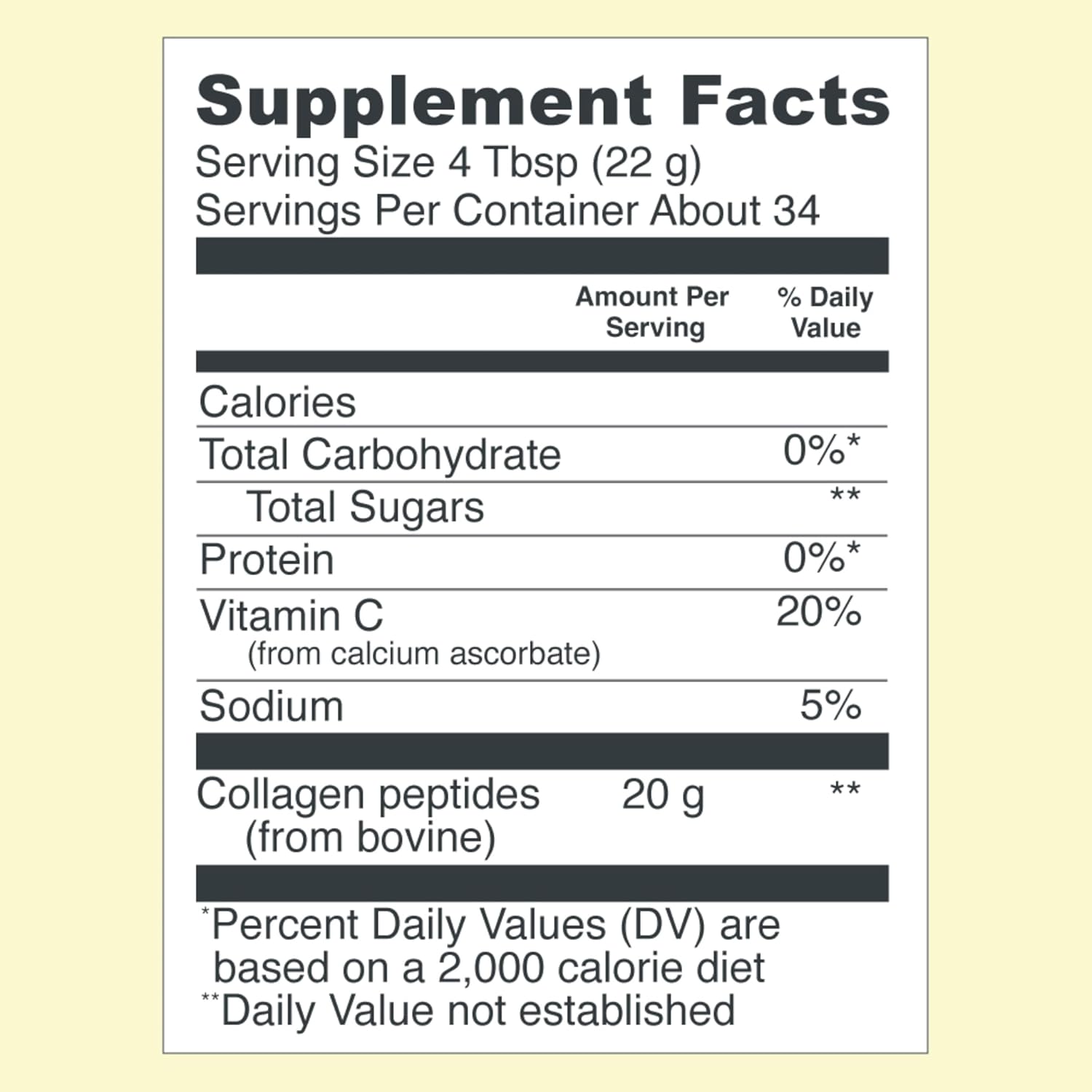 Vital Proteins Collagen Peptides Powder, Promotes Hair, Nail, Skin, Bone and Joint Health, Lemon 26.5 Ounce