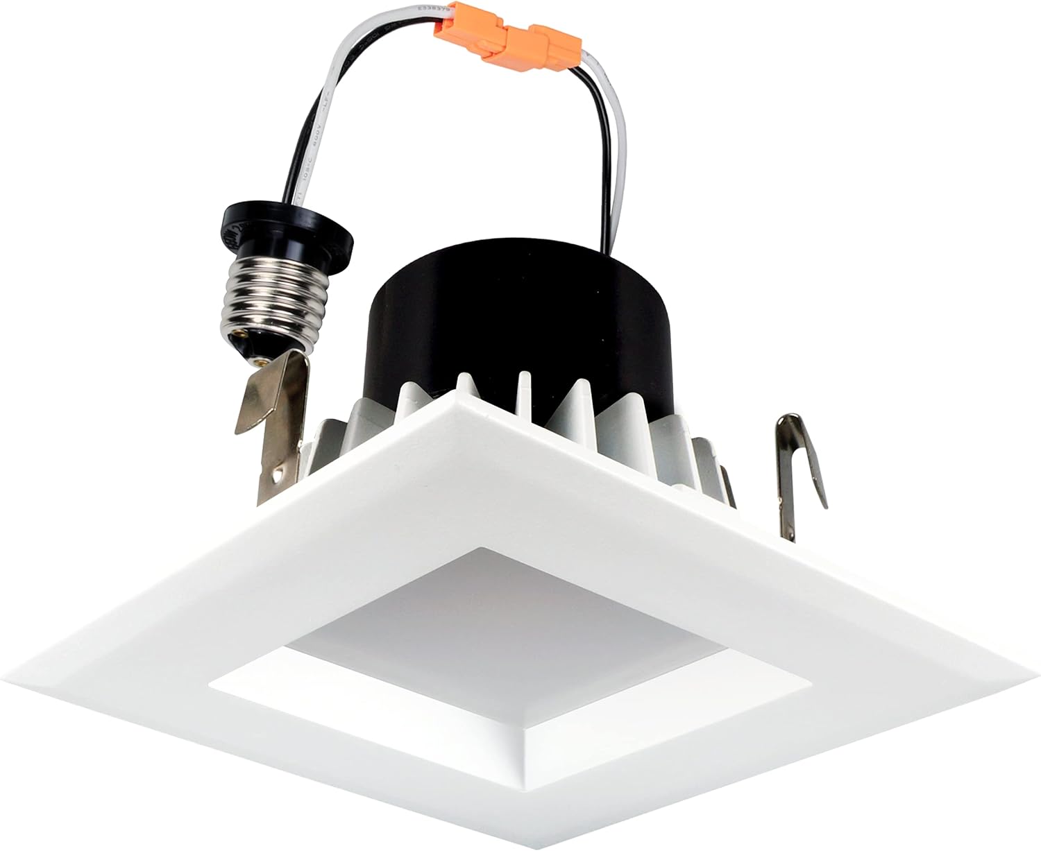 Goodlite G-48334 14W 4 inch Square Retrofit Led Downlight, 100W Equivalent,Dimmable, 1000 Lumens, CRI 90, UL Listed E26 Base, Selectable, 2700K,3000K,3500K,4100K,5000K,