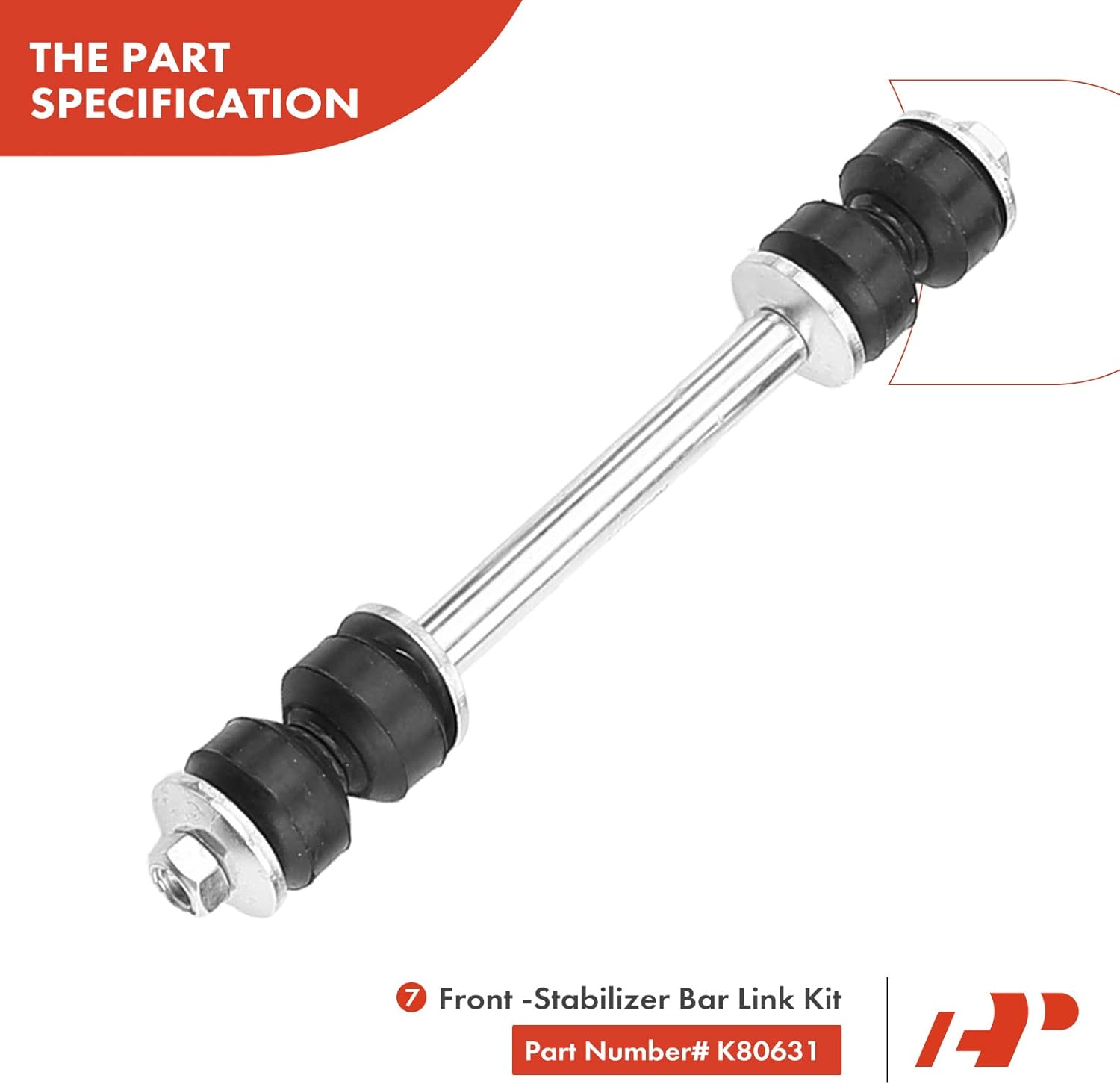 A-Premium Set of 14, Front Upper Control Arm, Sway Bar Link, Upper Lower Ball Joint, Inner Outer Tie Rod End, Idler Arm, Compatible with Chevrolet & GMC - 2001-2010 - Silverado Suburban Sierra Yukon