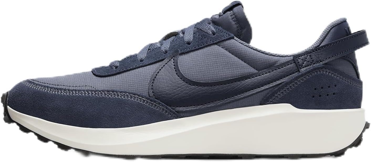 Nike Waffle Debut SE Men's Shoes (FJ4196-001, Light Carbon/Thunder Blue/Summit White) Size 8.5