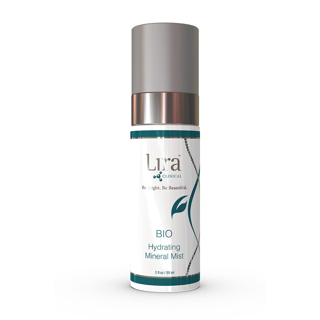 Lira Clinical Bio Hydrating Mineral Mist - Face Mist Hydrating Spray with Plant Stem Cells - Calming & Brightening Facial Mist - 2 Ounce