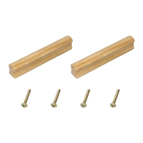 uxcell 6Pcs Wood Drawer Pulls Handles with Screws Set 224mm/8.82