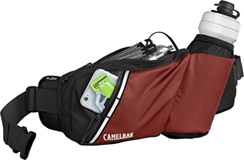 CamelBak Podium Flow 4 Hydration Belt 21oz, Silver/Lime