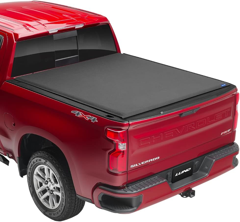 Lund Genesis Elite Roll Up Soft Roll Up Truck Bed Tonneau Cover | 96872 | Fits 2015 - 2023 Ford F-150 5' 7