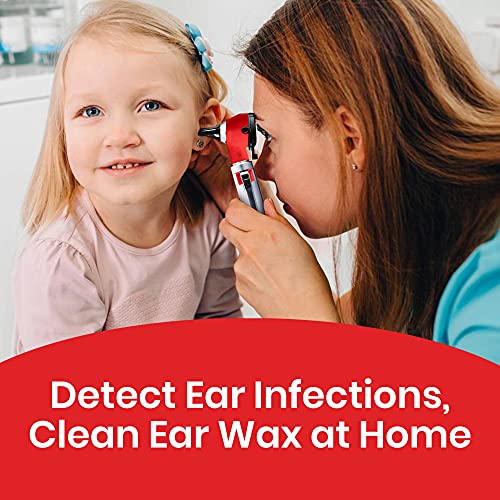 Zyrev ZetaLife Otoscope - Ear Scope with Light, Ear Infection Detector, Pocket Size (Purple Color)