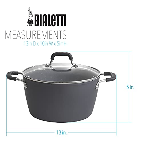 Bialetti Impact Cookware, 2-Pack Fry Set, Gray