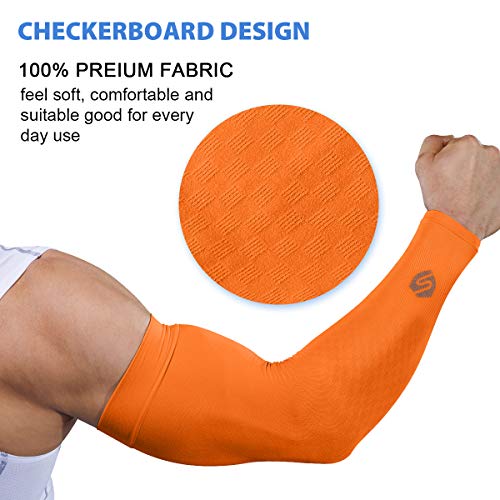 UV Protection Arm Sleeves Men Women Cycling Driving Golfing Running