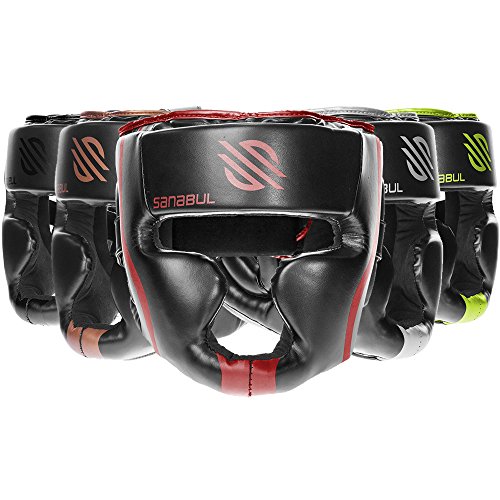 Sanabul Essential Boxing Headgear for Men & Women | Muay Thai and MMA Headgear | Sparring Headgear | Boxing Head Gear with Full Face Coverage