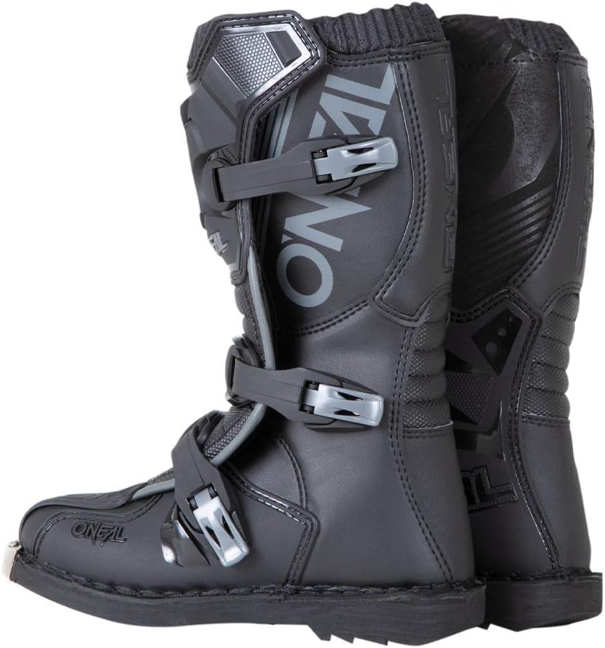O'Neal 0332-104 Unisex-Child Element Dirtbike Boots (Black 4)