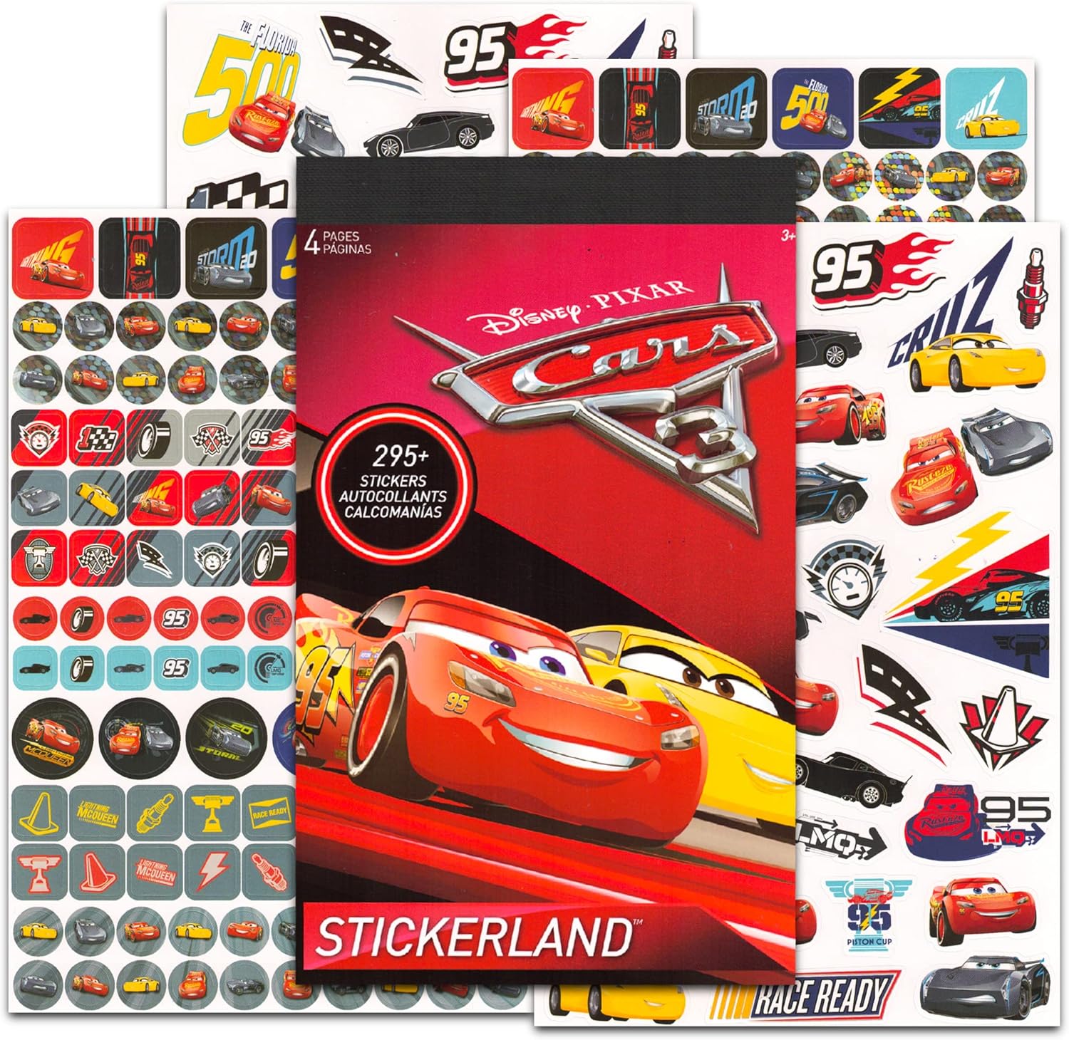 Disney Cars Toddler Preschool Backpack Set - Bundle Includes 11 Inch Disney Cars Mini Backpack and Stickers (Disney Cars School Supplies)