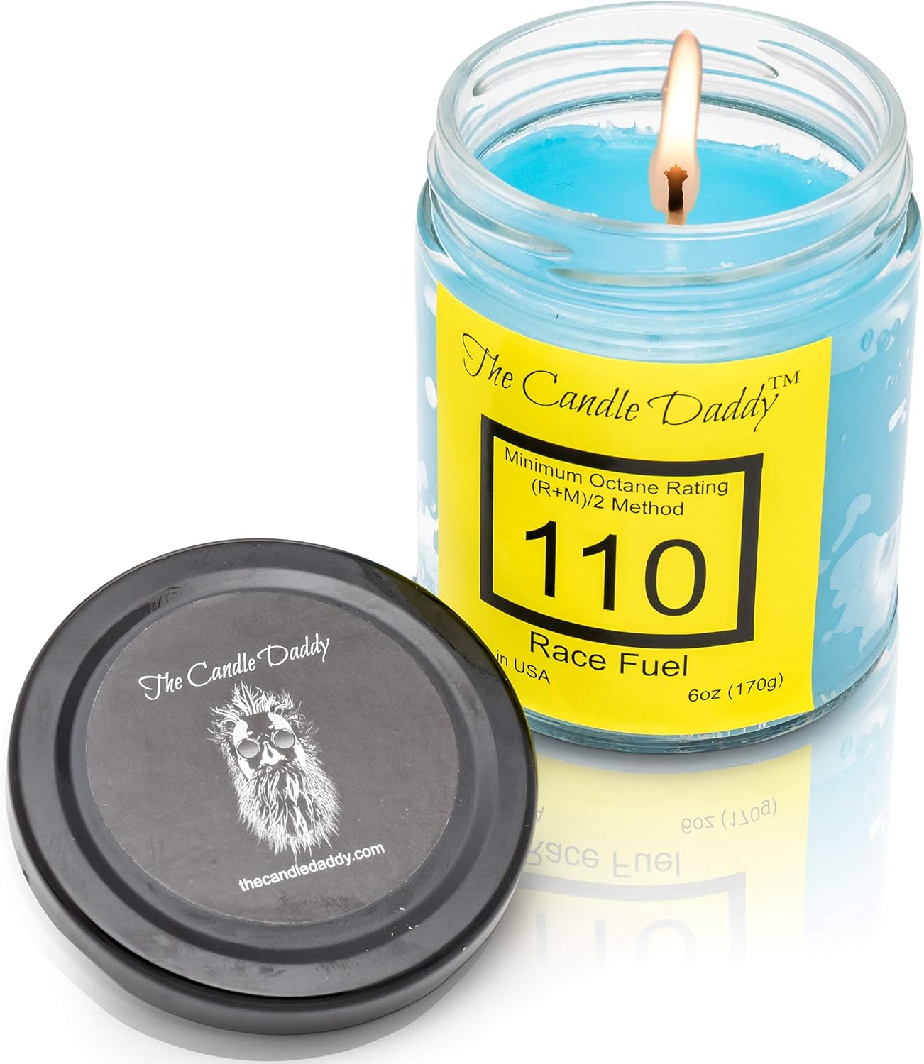 3 Pack Candles- Race Fuel Candles- 6 oz- Hand Poured in Indiana