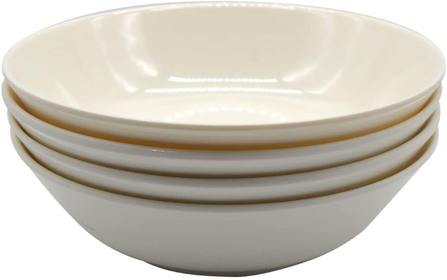BIG HORN CC-OB84 8 Inch Melamine Dinnerware Pasta Bowl - 4 Pcs/Set